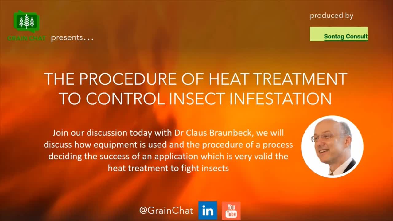 The procedure of heat treatment to control insect infestation. Thermal pest control ...
